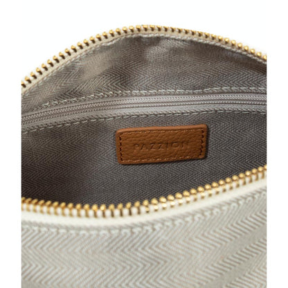 Women's Yelivienne Twist Lock Leather Shoulder Bag - Camel