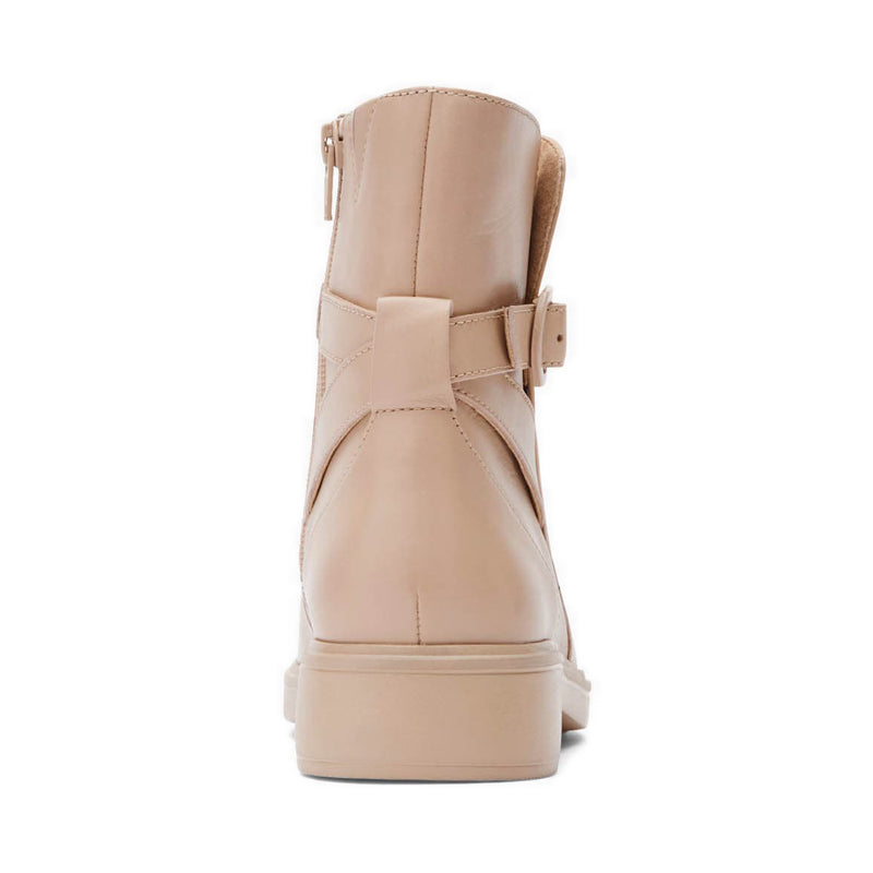 TM Lennox Bootie - Neutral Beige Leather