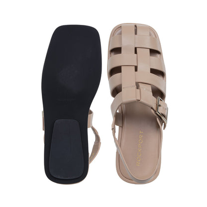 M897921 Flat Sandals - Tan
