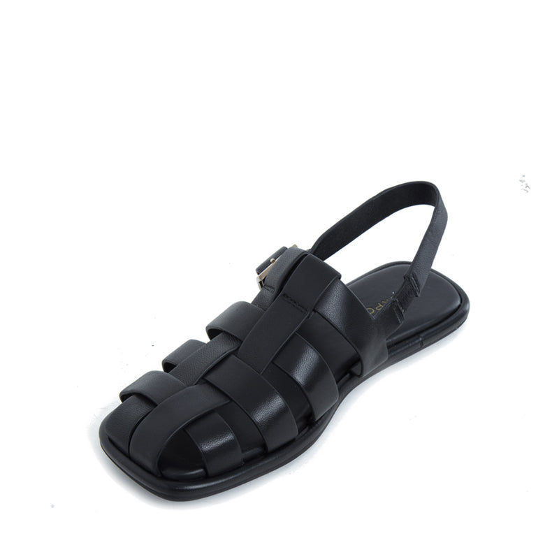 M897922 Flat Sandals - Black