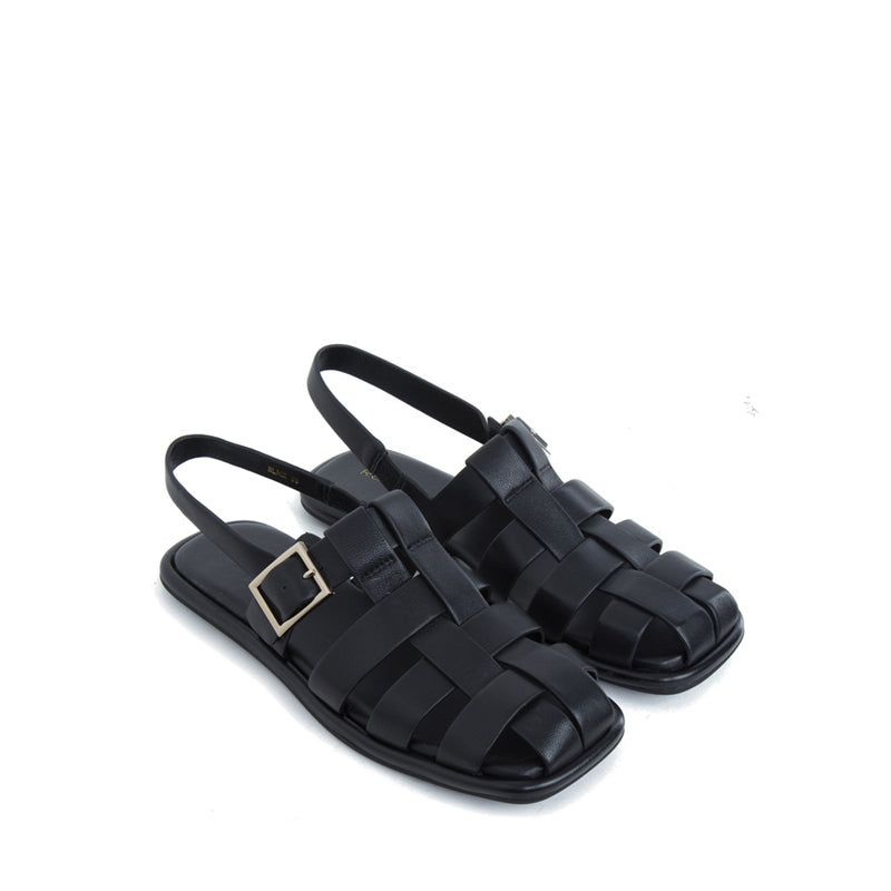M897922 Flat Sandals - Black