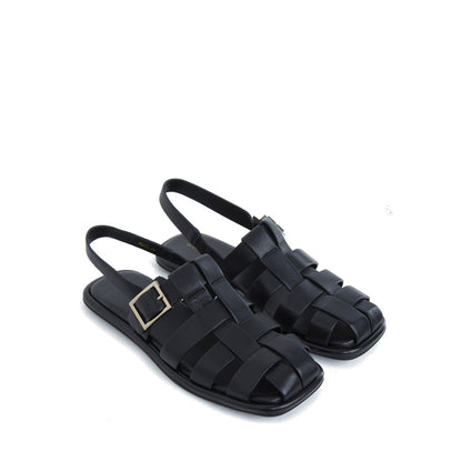 M897922 Flat Sandals - Black