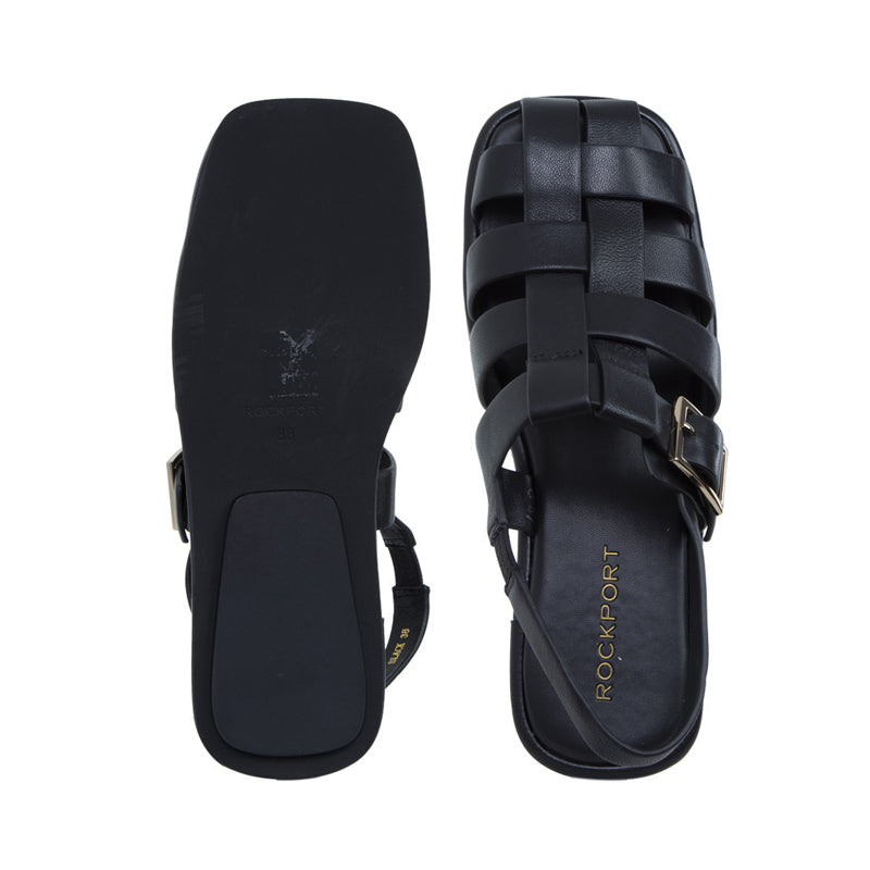 M897922 Flat Sandals - Black