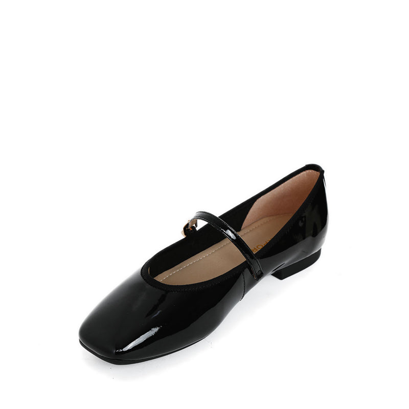 ZHA418-3 Flats - Black