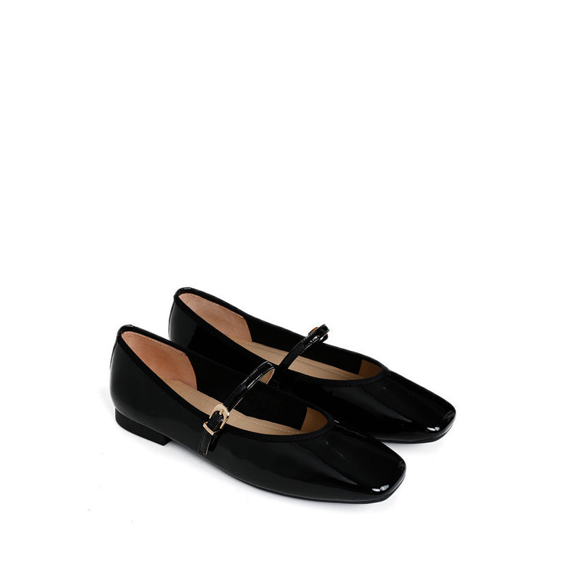 ZHA418-3 Flats - Black