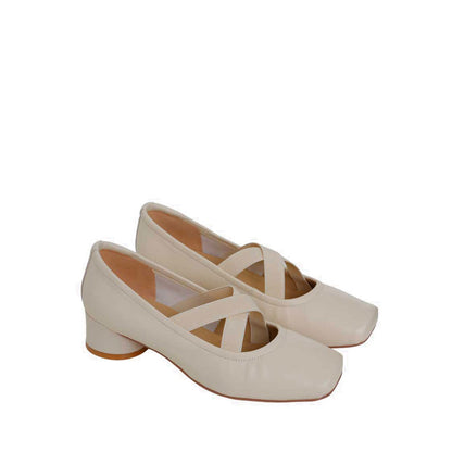ZHA208-1 Heels - Beige