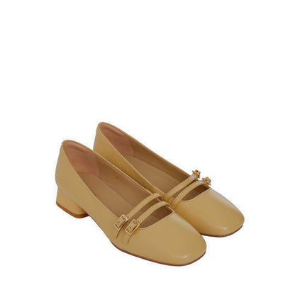 ZHA216-2 Heels - Cream