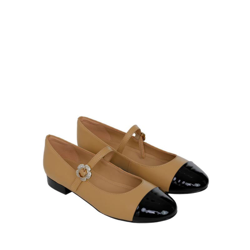 ZHA33-1 Flats - Nude