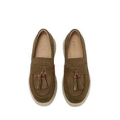 Basto Bianca Women's Loafers - Dark Coffee
