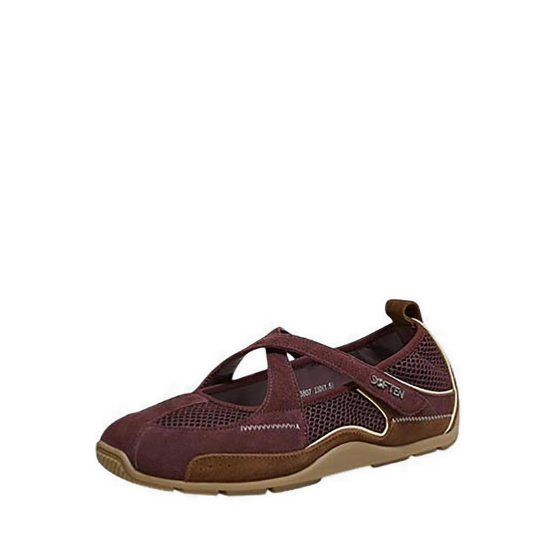 Basto Banyan Women's Flats - Burgundy