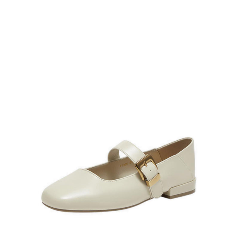 F1205 Women's Flats - Beige