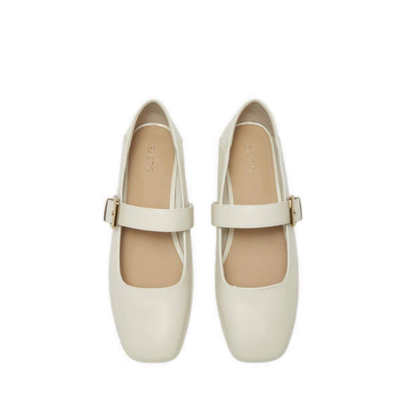 F1205 Women's Flats - Beige