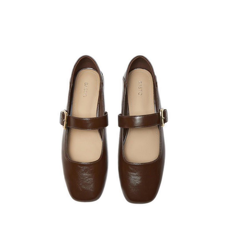 F1205 Women's Flats - Coffee