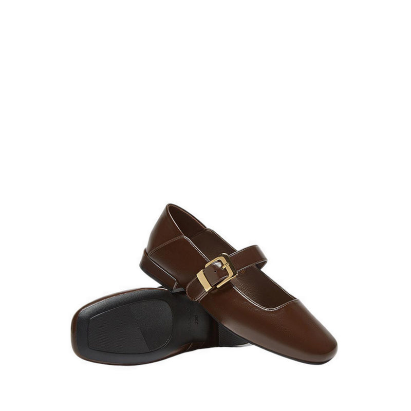 F1205 Women's Flats - Coffee