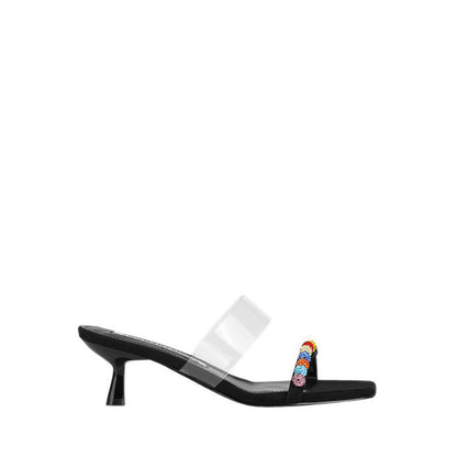 ZAE11 Women's Sandal Heels - Silver Black