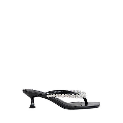 ZAE13 Women's Sandal Heels - White/Silver