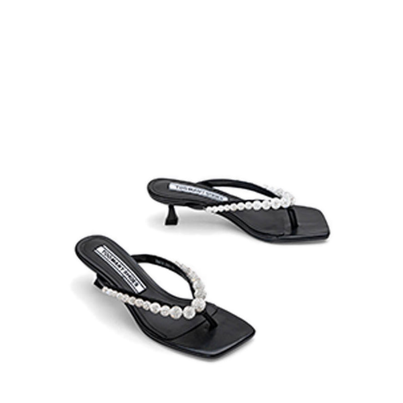 ZAE13 Women's Sandal Heels - White/Silver