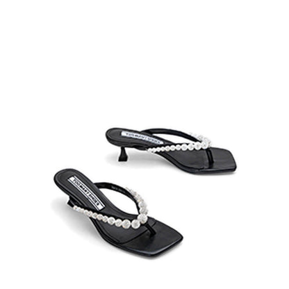 ZAE13 Women's Sandal Heels - White/Silver