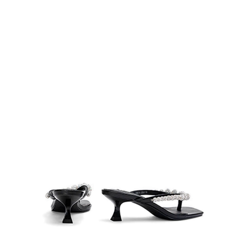 ZAE13 Women's Sandal Heels - White/Silver