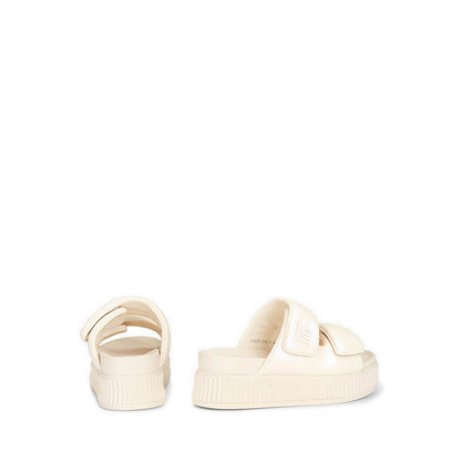 ZAE15 Women's Sandals Platforms - Beige