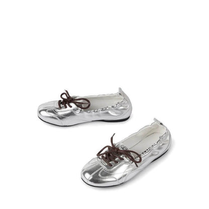 ZAF62 Women's Flats - Silver