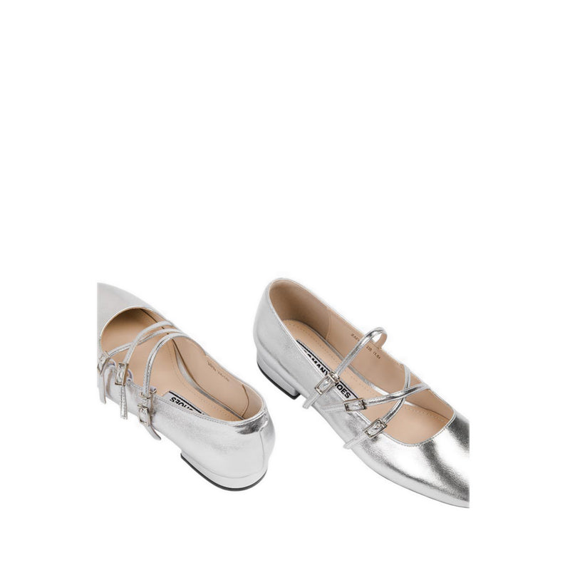 ZAF89 Women's Flats - Silver
