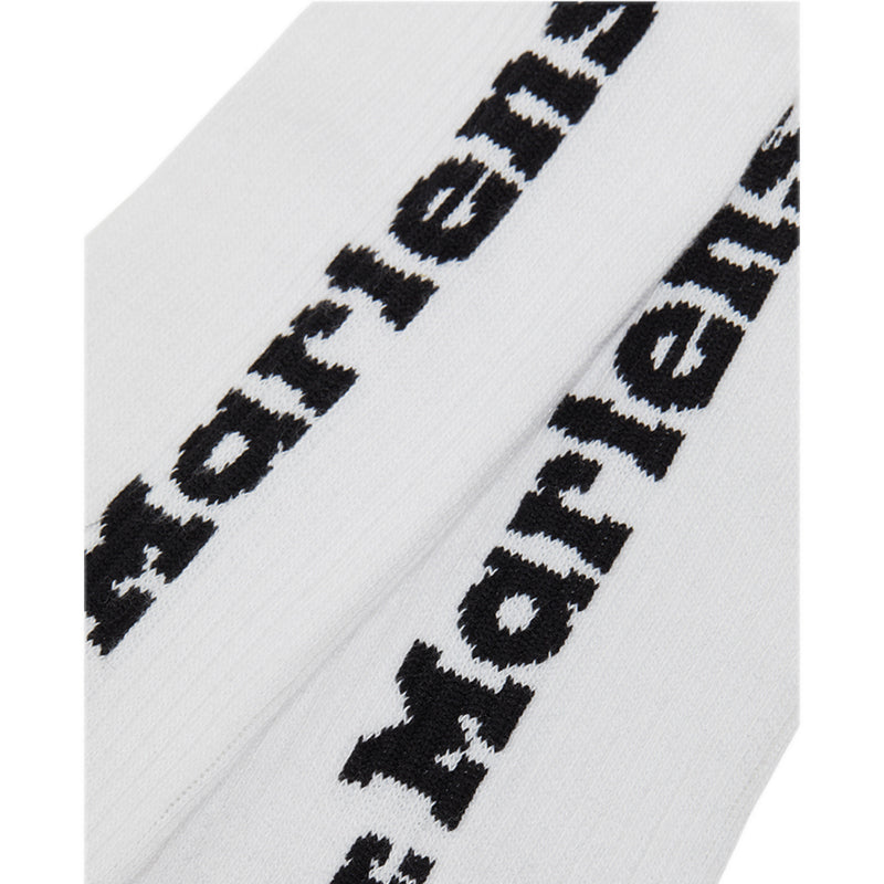 Vertical Sock Cotton- White