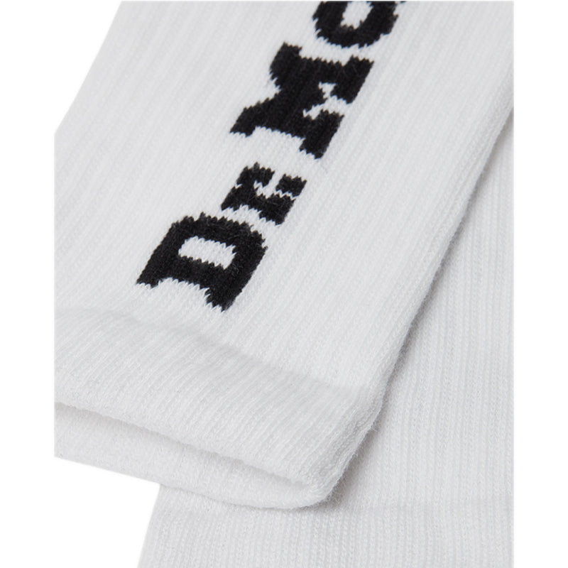 Vertical Sock Cotton- White